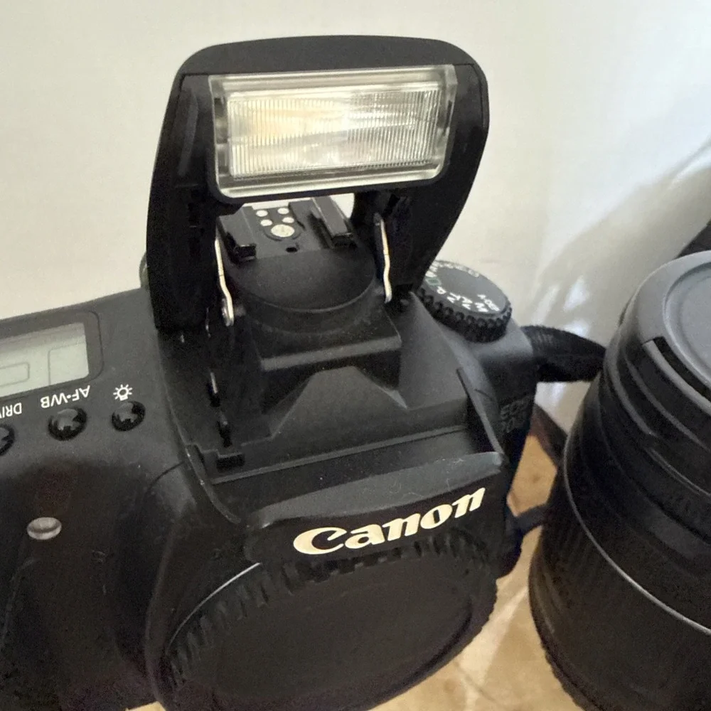 Canon EOS 20D 18-55,  EF 28-80mm F/3.5-5.6 Digital SLR Camera With Bag & Extras